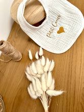 Charger l'image dans la galerie, Bavoir Bébé Gaze de Coton Personnalisé