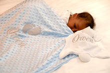 Load image into Gallery viewer, Couverture bleu personnalisée