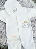 tenue de naissance personalise broder