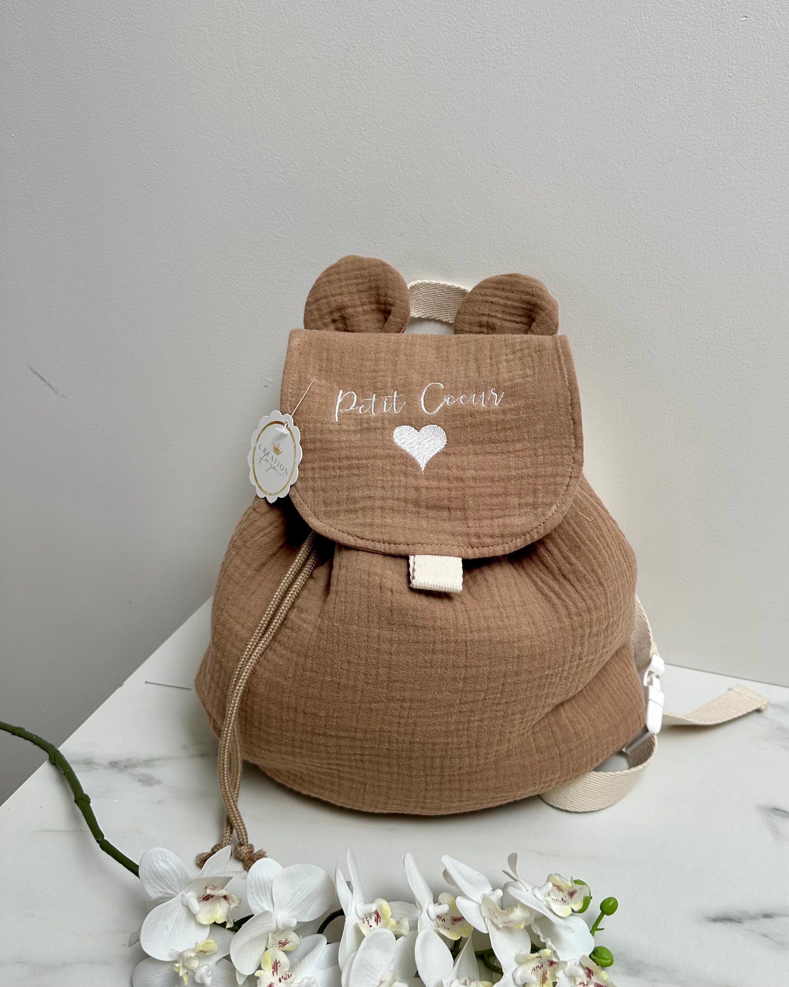 Sac à dos en gaze de coton