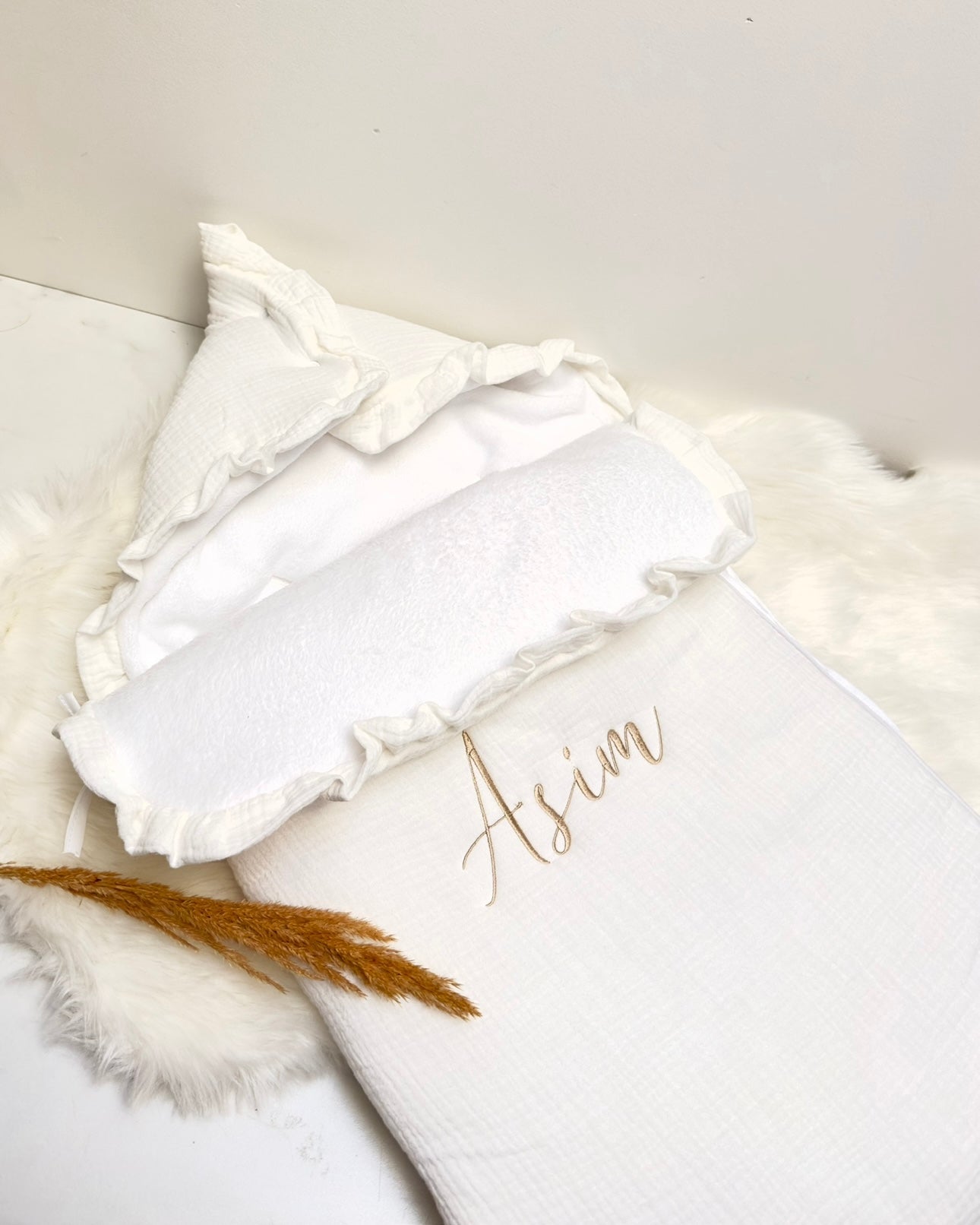 Coffret Naissance Gaze de Coton 6 Pièces