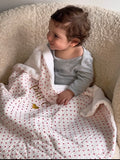 Couverture Bébé Cœur Personnalisée