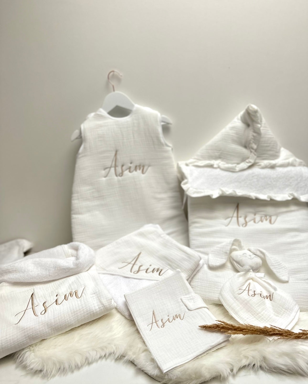 Coffret Naissance Gaze de Coton 6 Pièces