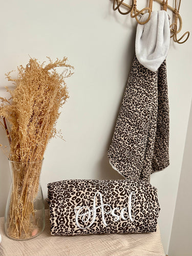 Couverture léopard bébé 