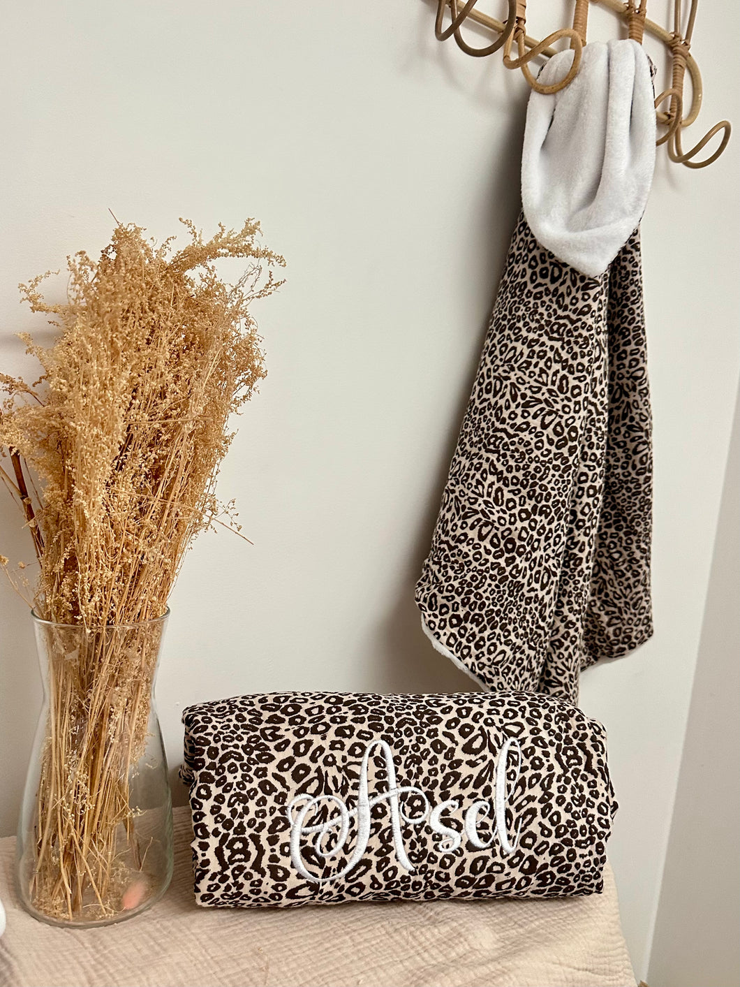 Couverture léopard bébé 