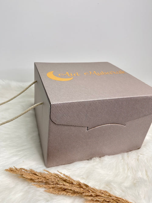 Boîte à poignée personnalisée coffret cadeau