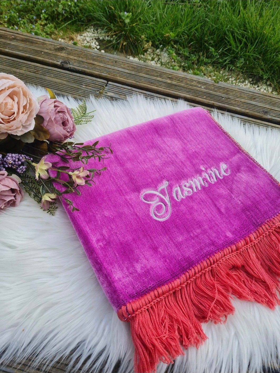 Tapis de priére lilas