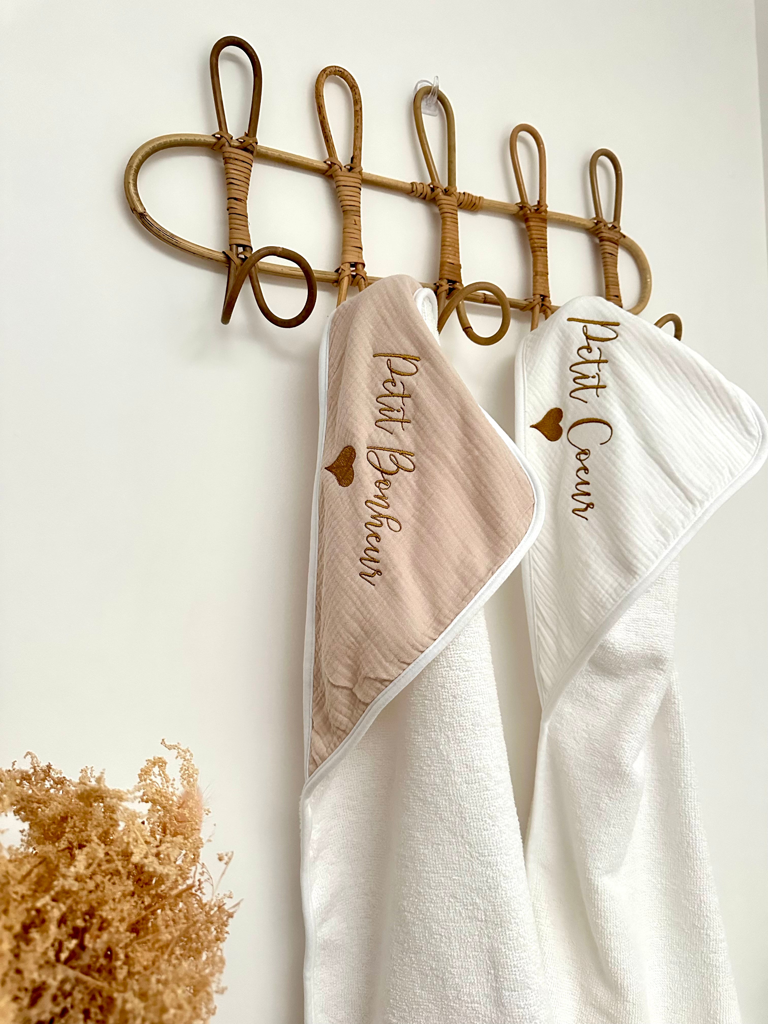 Cape de Bain Bébé Gaze de Coton