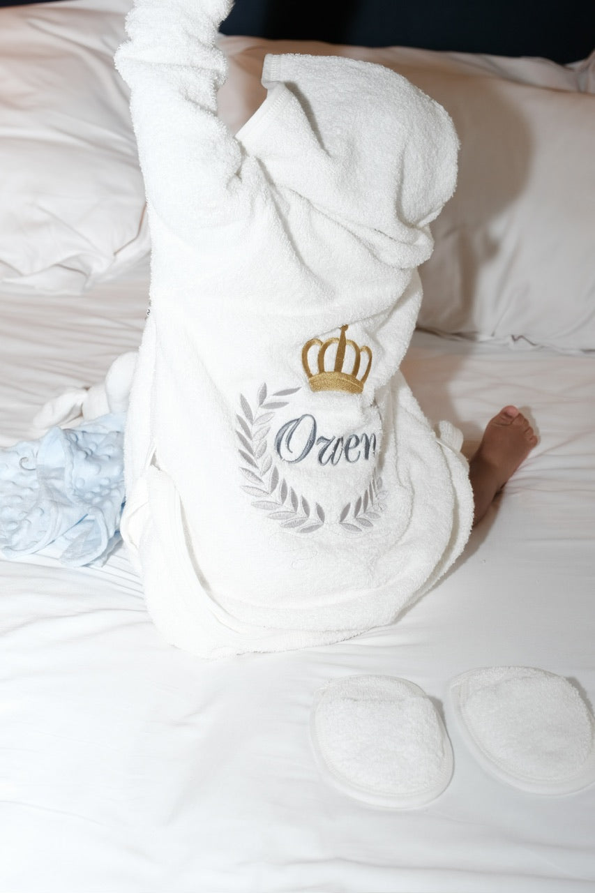 Peignoir de bain royale bébé