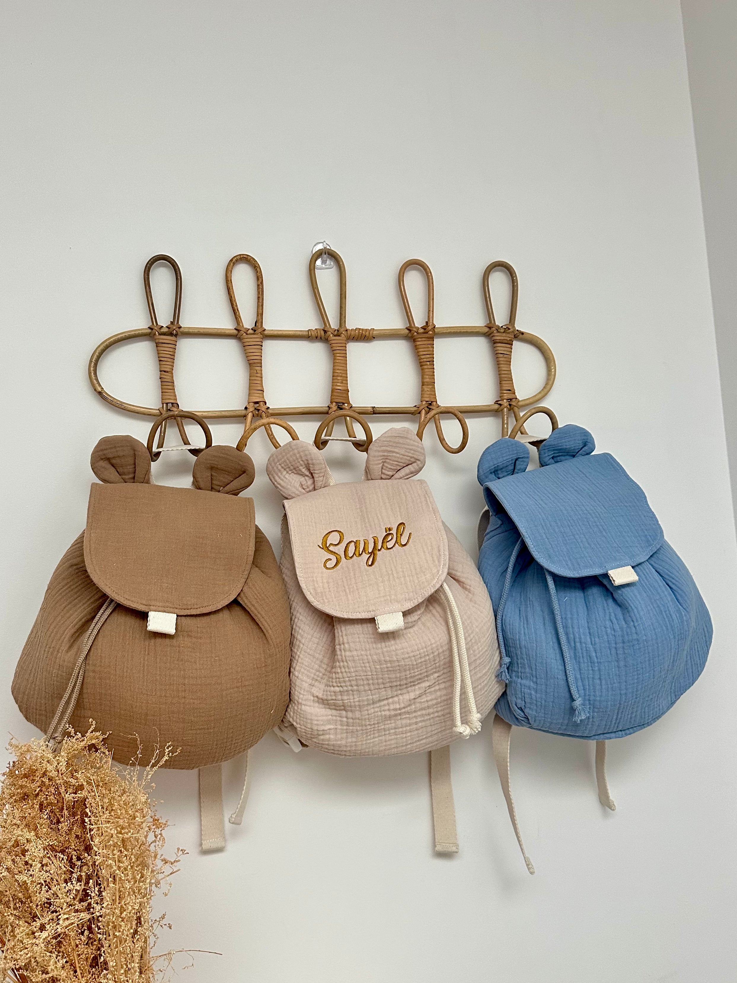 Sac à dos en gaze de coton