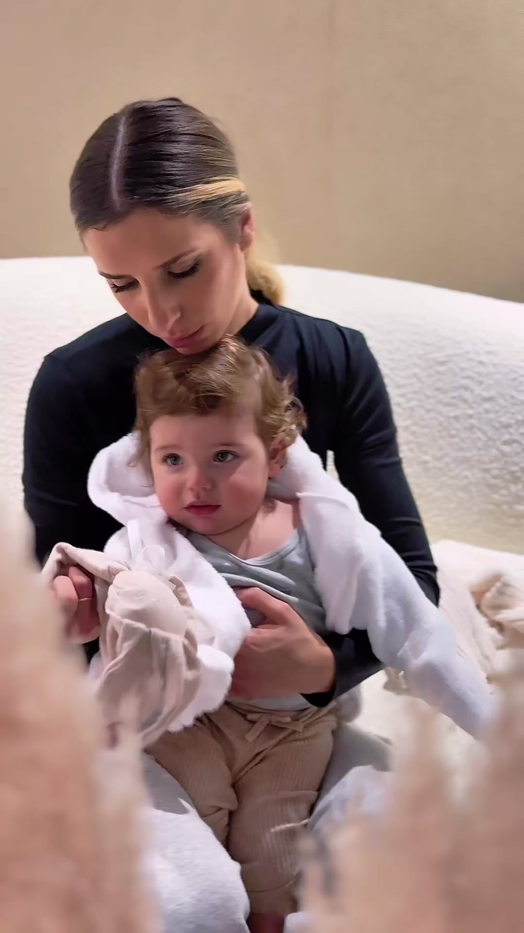 Peignoir en polaire bébé