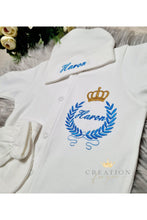 Load image into Gallery viewer, Royal blue 3-piece birth sets
