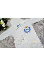 Load image into Gallery viewer, Royal blue 3-piece birth sets
