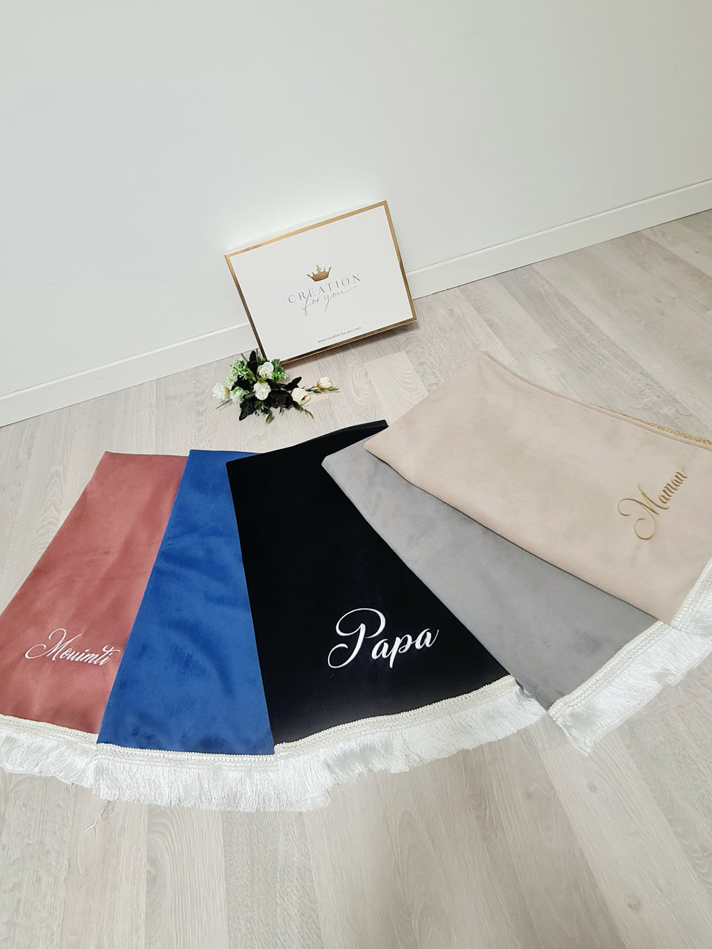 Muslim box tapis prière tasbih yasin chocolat